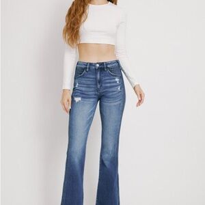 KanCan Dark Blue Flare Jeans
